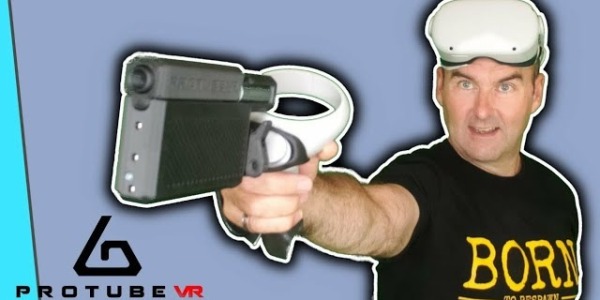 ProVolver ProTubeVR - INSANE Handheld Haptic Gun for Quest 2 & PC VR