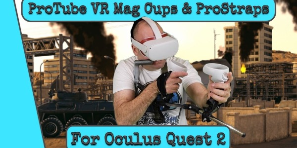 ProTube VR Mag Cups & ProStraps For Oculus Quest 2: Essential Gunstock Accessory
